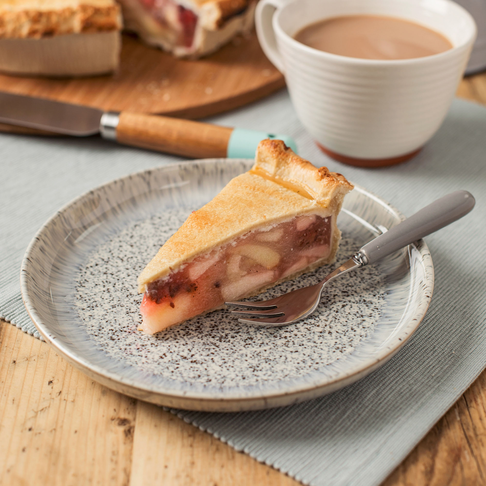 Bramley Apple & Blackberry Pie King Bros Foodservice