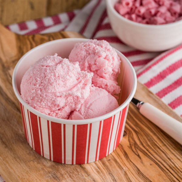 Soft Scoop Ice Cream Strawberry King Bros Foodservice