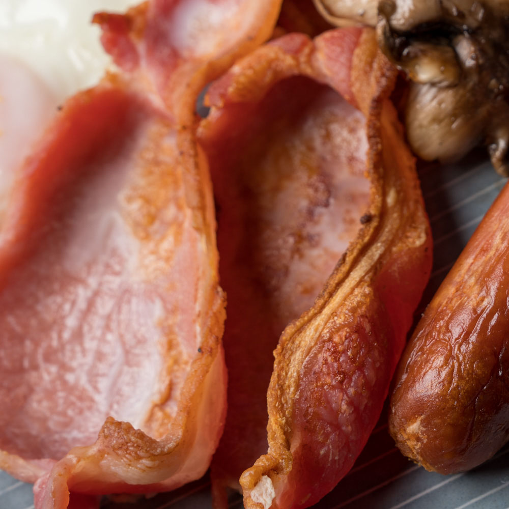 Unsmoked Prime Back Bacon King Bros Foodservice