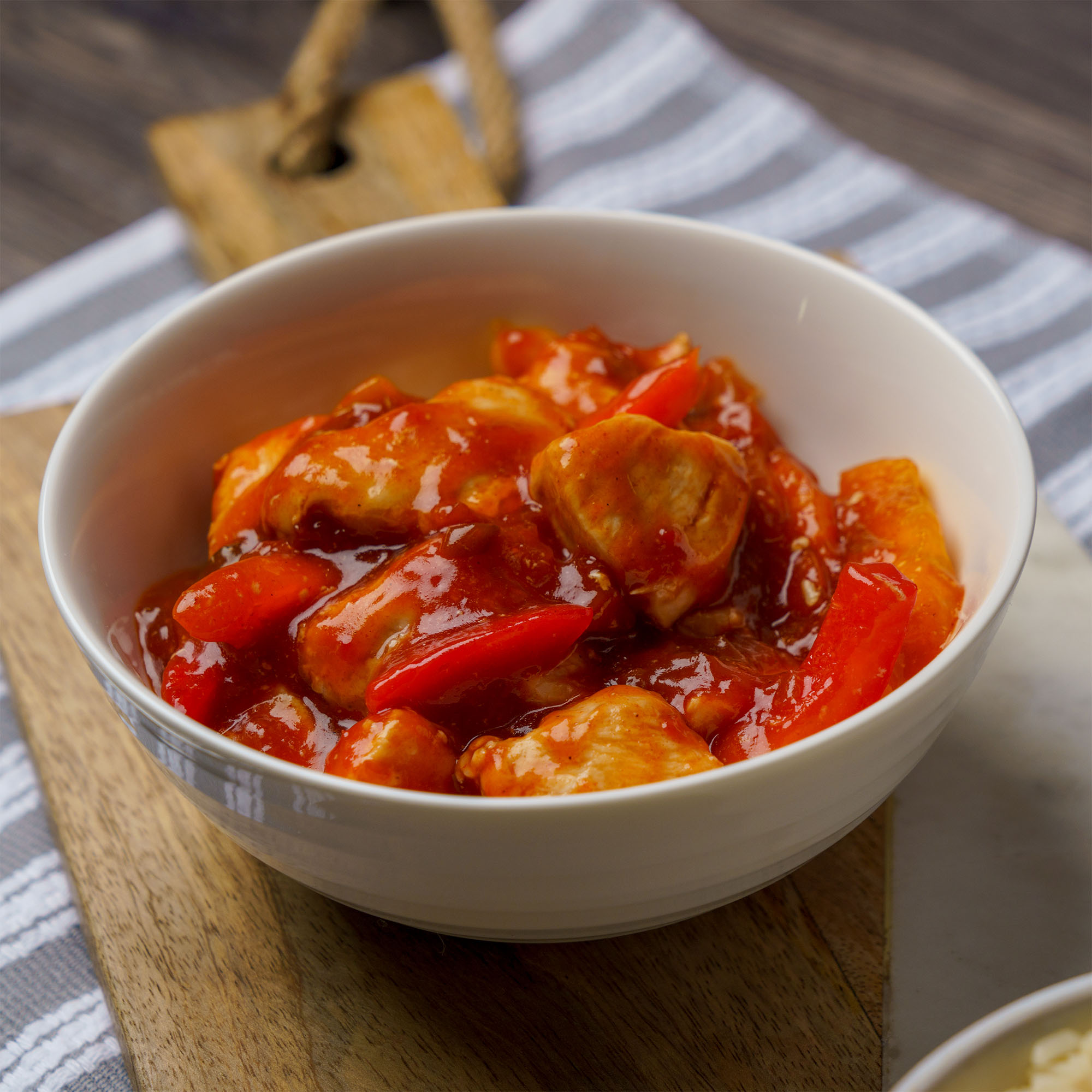 Sweet & Sour Cooking Sauce with Vegetables King Bros Foodservice