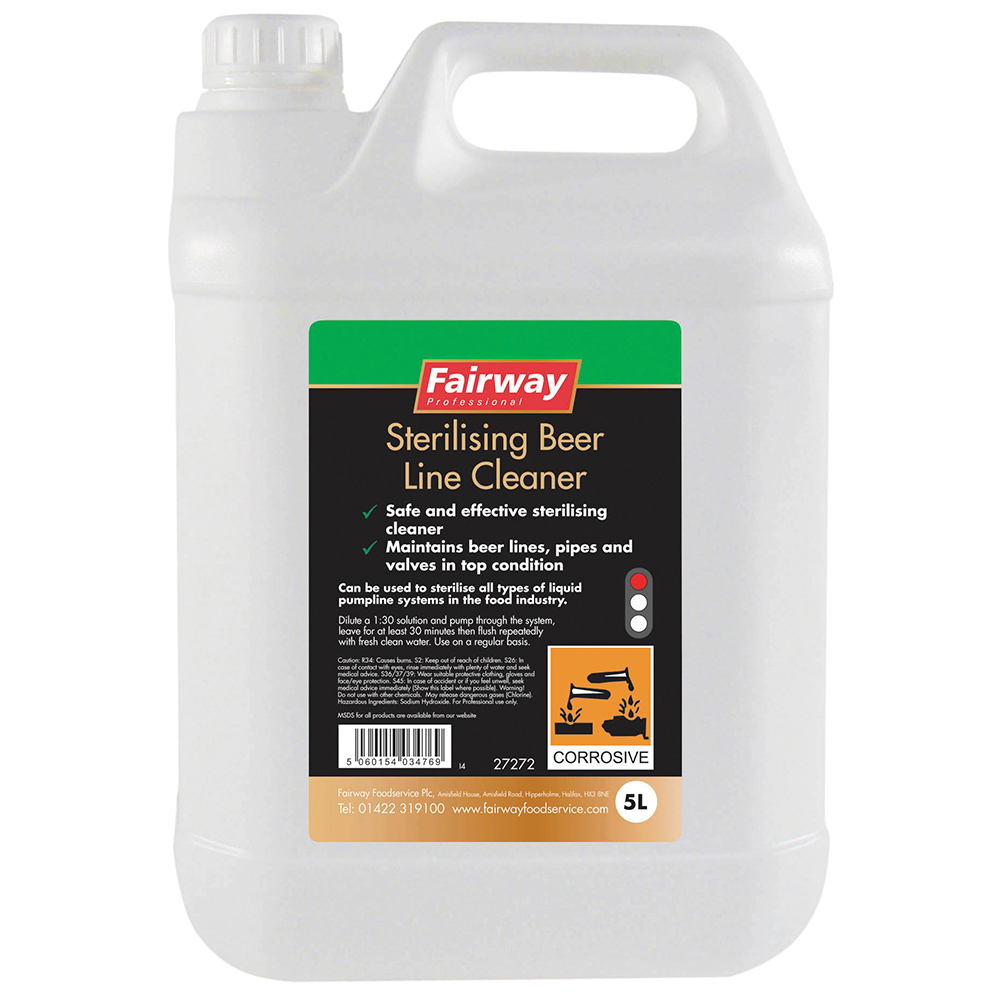 Sterilising Beer Line Cleaner King Bros Foodservice