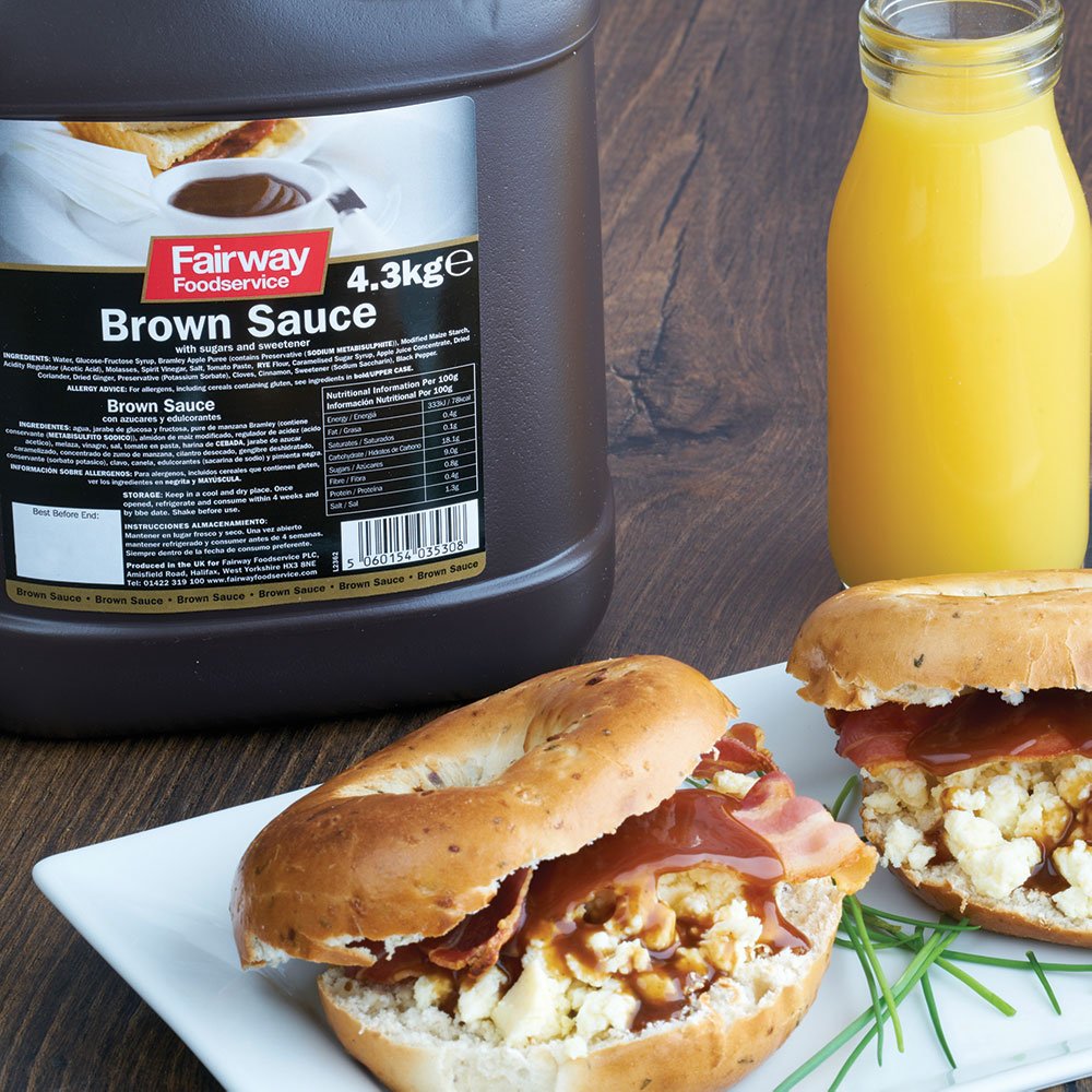 Brown Sauce with Sugars and Sweetener King Bros Foodservice