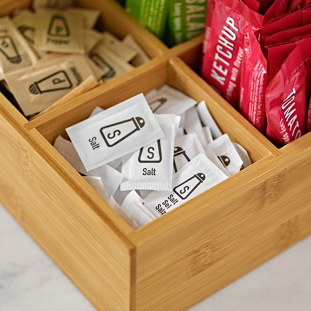 Salt sachets King Bros Foodservice