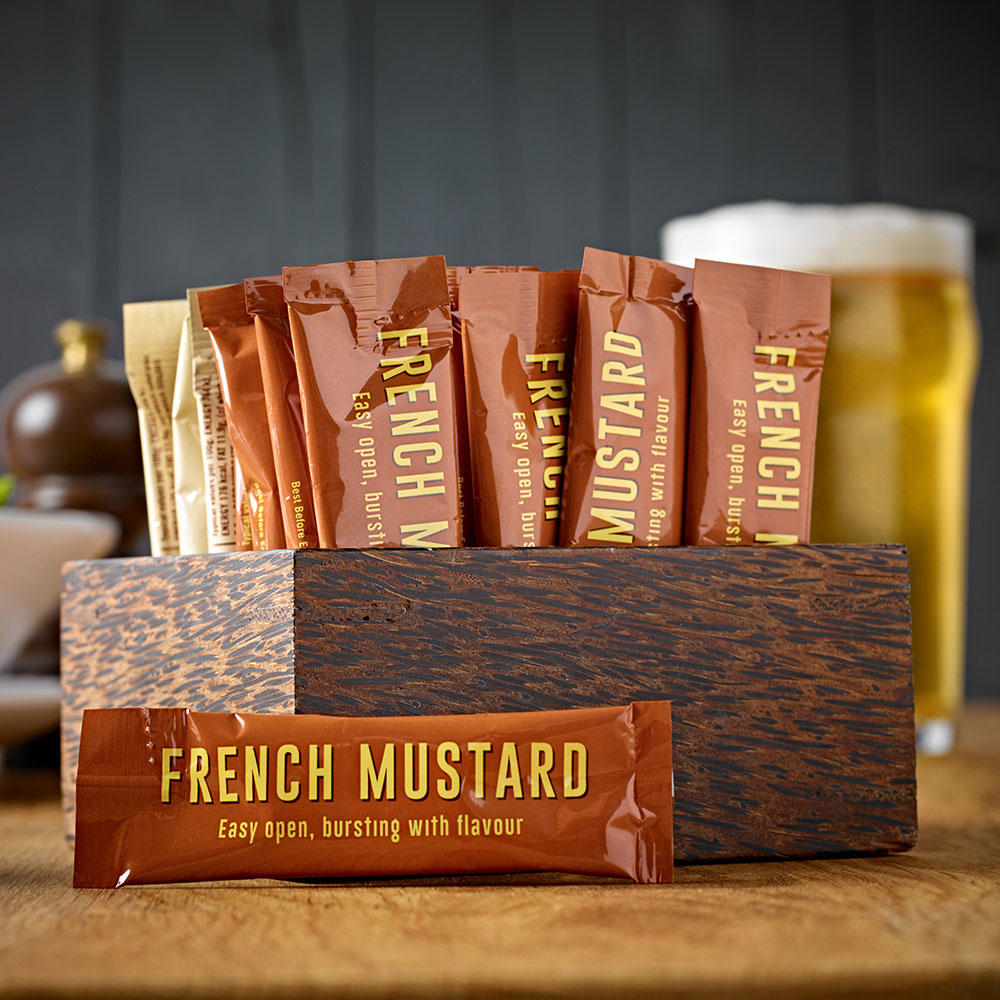 French Mustard Sachets King Bros Foodservice