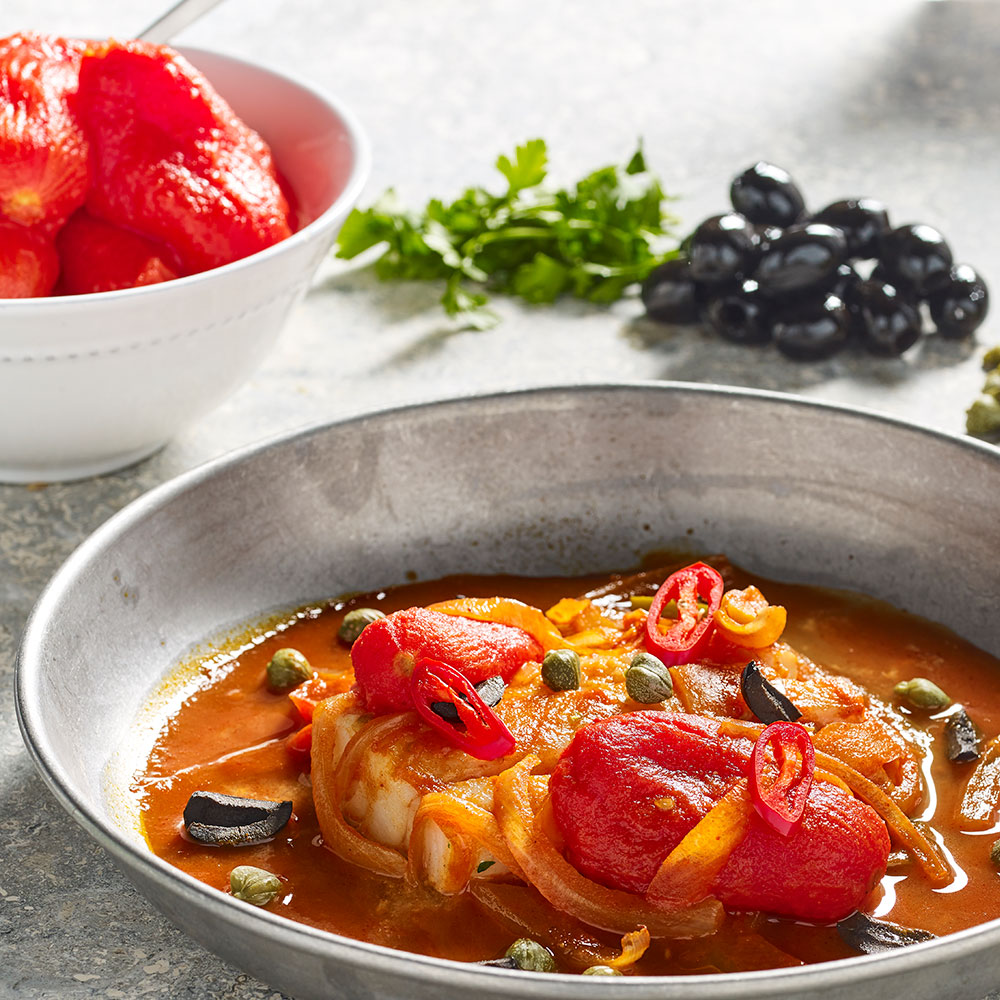 Peeled Plum Tomatoes in Tomato Juice King Bros Foodservice